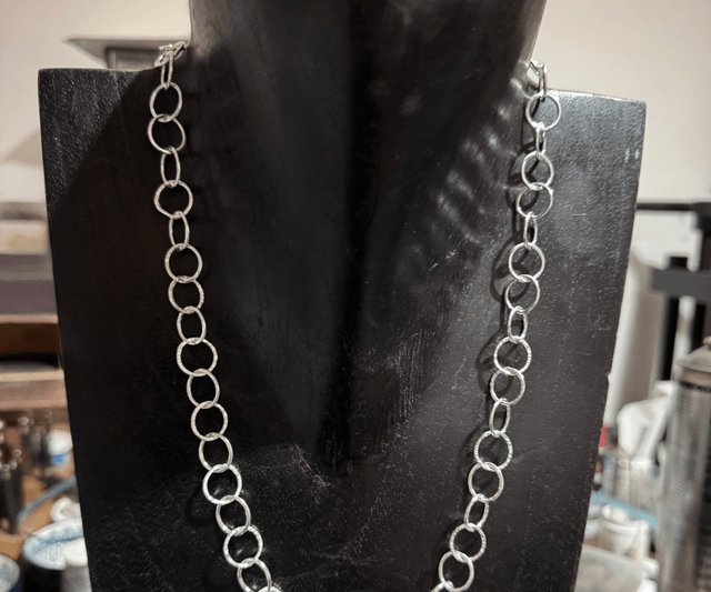 Sterling silver link chain