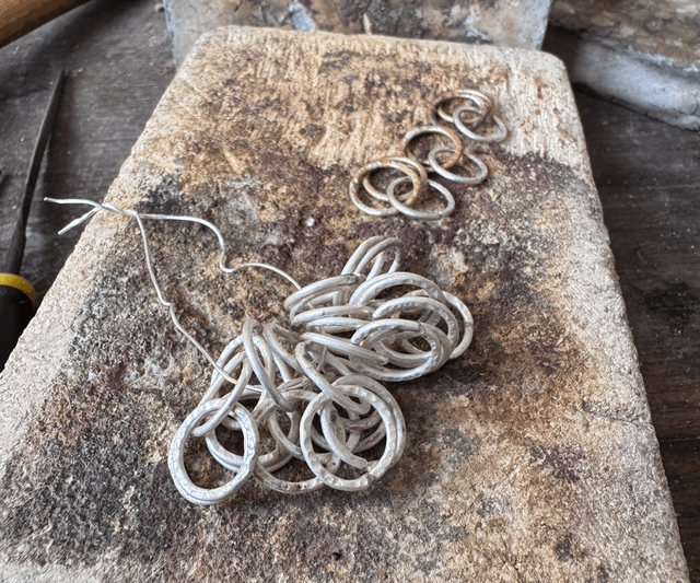 Sterling silver link chain