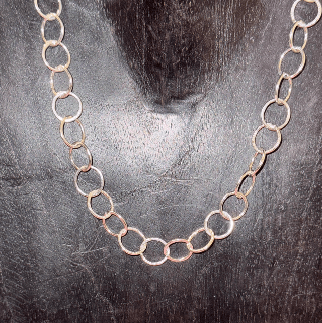 Sterling silver link chain